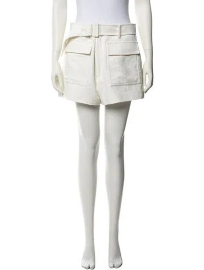 Pre-owned A.l.c Mini Shorts In White