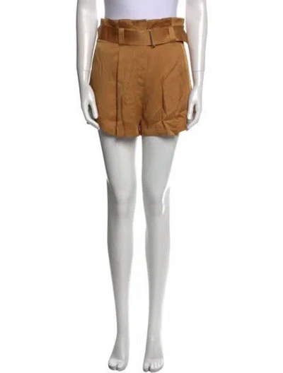 Pre-owned A.l.c Mini Shorts In Yellow