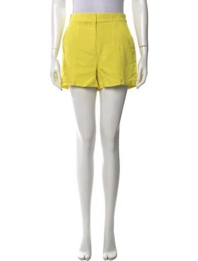 Pre-owned A.l.c Mini Shorts In Yellow