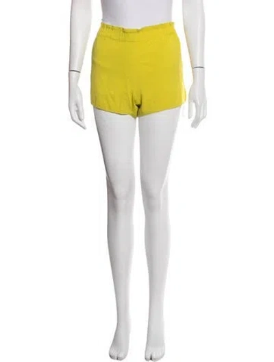 Pre-owned A.l.c Mini Shorts In Yellow