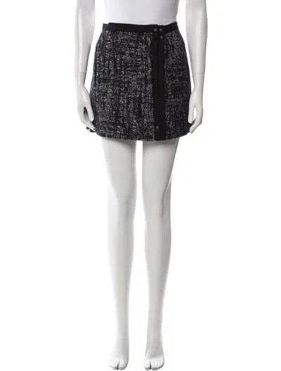 Pre-owned A.l.c Mini Skirt In Black