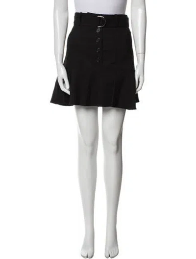 Pre-owned A.l.c Mini Skirt In Black