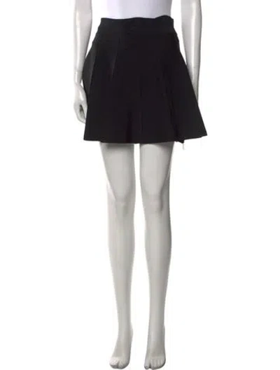 Pre-owned A.l.c Mini Skirt In Black