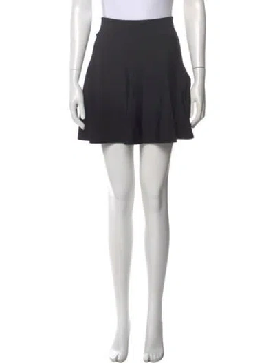 Pre-owned A.l.c Mini Skirt In Black