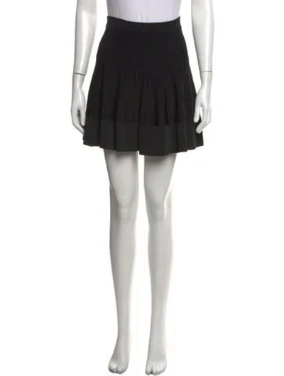 Pre-owned A.l.c Mini Skirt In Black