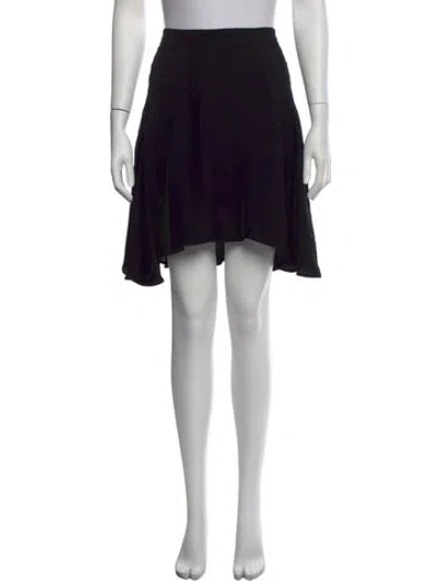 Pre-owned A.l.c Mini Skirt In Black