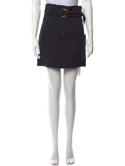 Pre-owned A.l.c Mini Skirt In Black