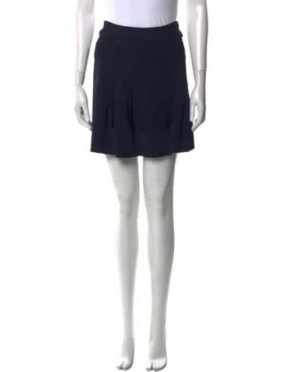 Pre-owned A.l.c Mini Skirt In Blue