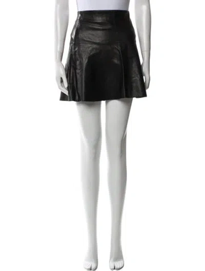 Pre-owned A.l.c Mini Skirt In Blue