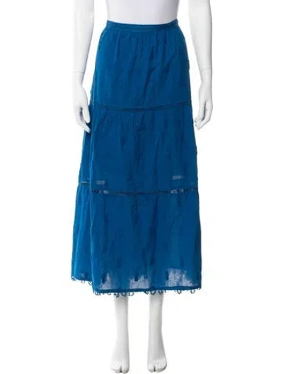 Pre-owned A.l.c Mini Skirt In Blue
