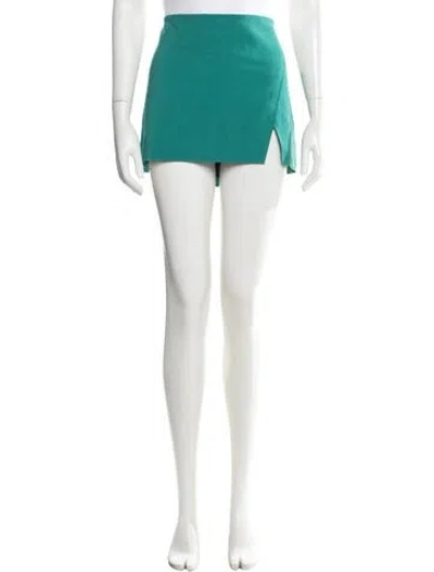 Pre-owned A.l.c Mini Skirt In Blue