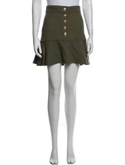Pre-owned A.l.c Mini Skirt In Blue