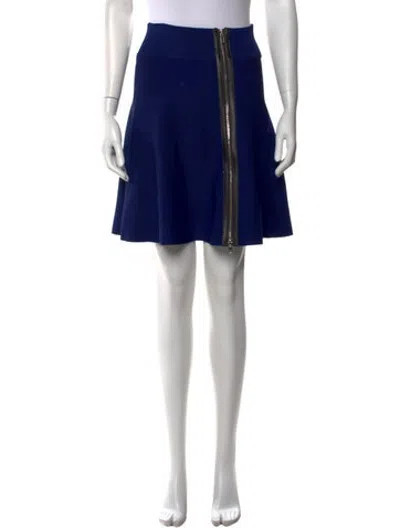 Pre-owned A.l.c Mini Skirt In Blue