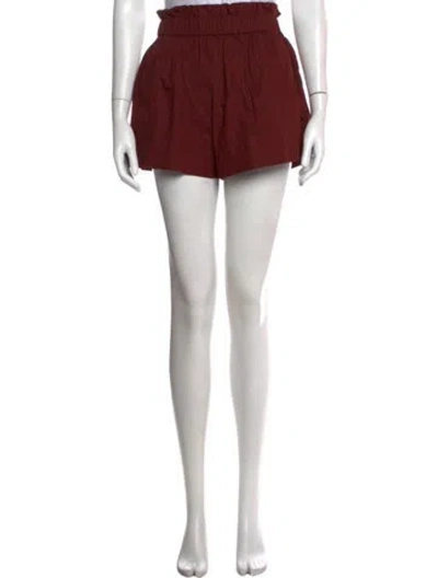 Pre-owned A.l.c Mini Skirt In Burgundy