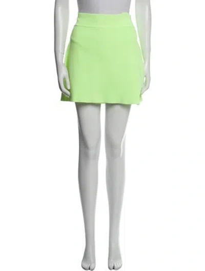 Pre-owned A.l.c Mini Skirt In Green