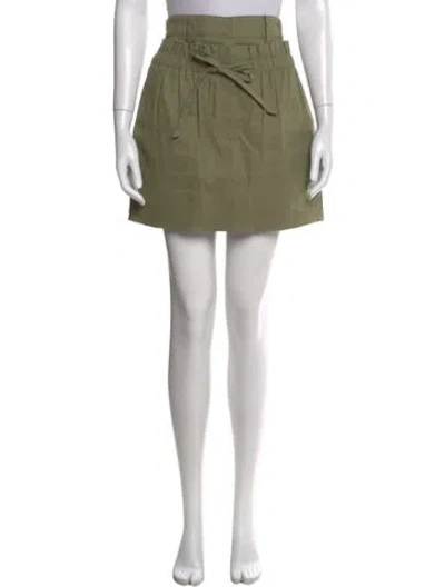 Pre-owned A.l.c Mini Skirt In Green