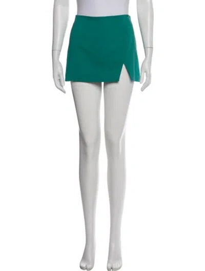 Pre-owned A.l.c Mini Skirt In Green