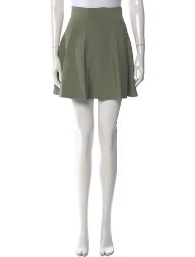 Pre-owned A.l.c Mini Skirt In Green