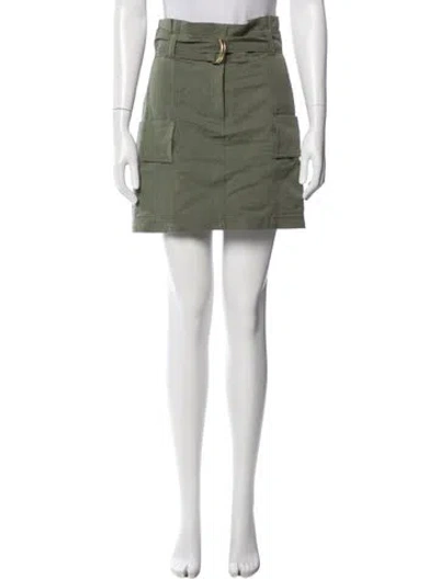 Pre-owned A.l.c Mini Skirt In Green