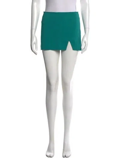 Pre-owned A.l.c Mini Skirt In Green