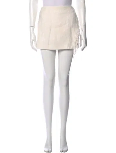Pre-owned A.l.c Mini Skirt In Neutral