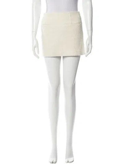 Pre-owned A.l.c Mini Skirt In Neutral