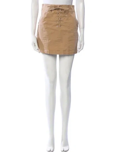 Pre-owned A.l.c Mini Skirt In Neutral