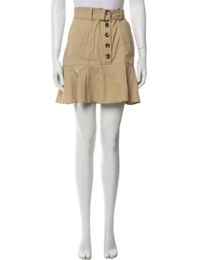 Pre-owned A.l.c Mini Skirt In Neutral