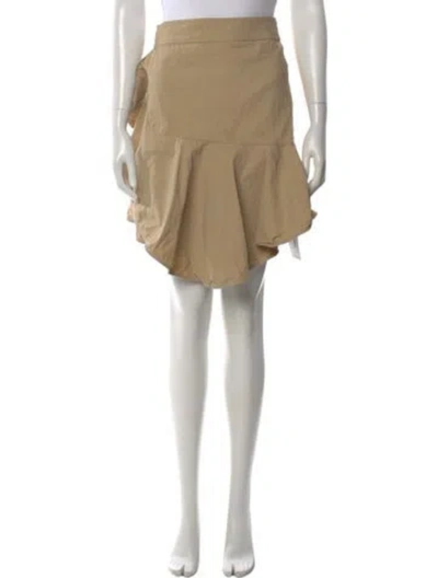 Pre-owned A.l.c Mini Skirt In Neutral