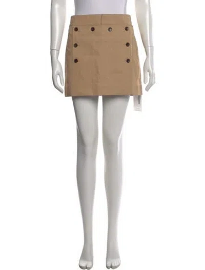 Pre-owned A.l.c Mini Skirt In Neutral