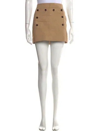 Pre-owned A.l.c Mini Skirt In Neutral