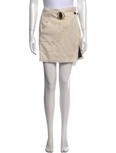 Pre-owned A.l.c Mini Skirt In Neutral