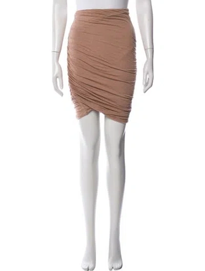 Pre-owned A.l.c Mini Skirt In Neutrals