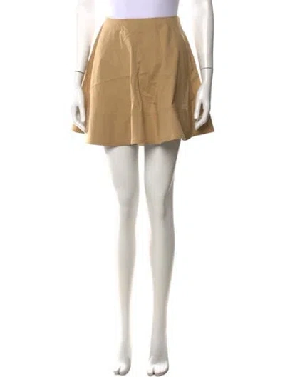Pre-owned A.l.c Mini Skirt In Neutrals