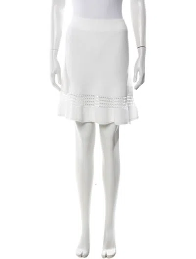 Pre-owned A.l.c Mini Skirt In Neutrals