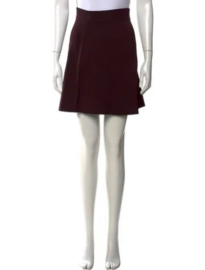 Pre-owned A.l.c Mini Skirt In Red
