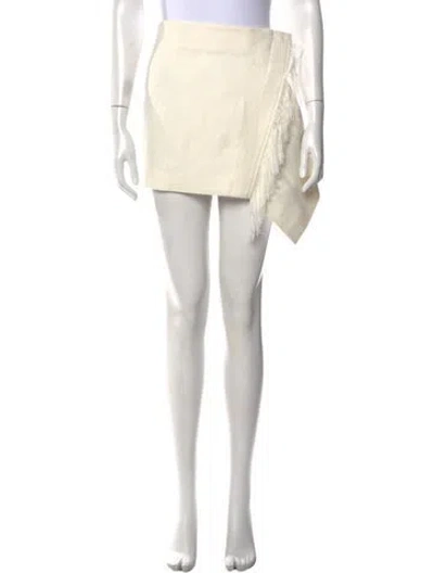 Pre-owned A.l.c Mini Skirt W/ Tags In Neutral