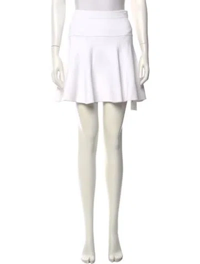 Pre-owned A.l.c Mini Skirt In White