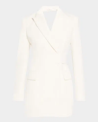 A.l.c Mira Cutout Blazer Mini Dress In Pearl