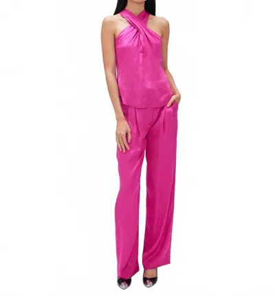 A.l.c Miranda Halter Top In Disco Pink