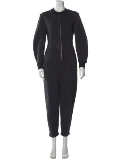 Pre-owned A.l.c Mock Neck Jumpsuit In Black