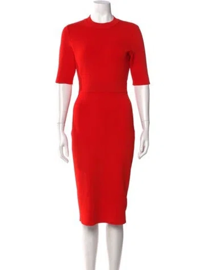 Pre-owned A.l.c Mock Neck Knee-length Dress In Multi
