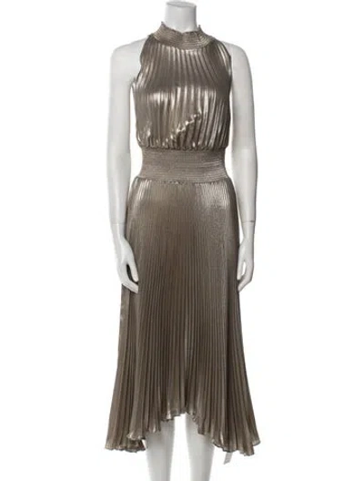 Pre-owned A.l.c Mock Neck Long Dress