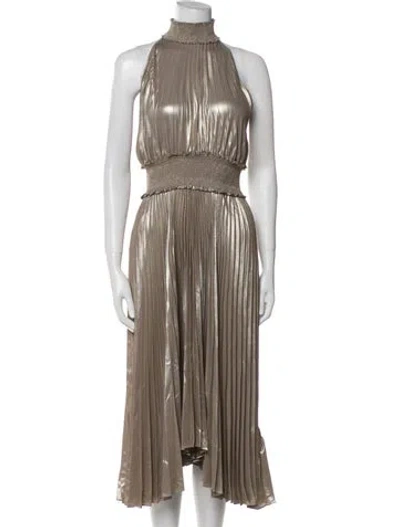 Pre-owned A.l.c Mock Neck Long Dress