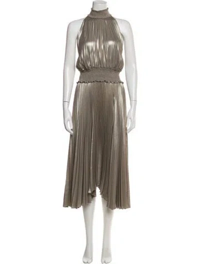 Pre-owned A.l.c Mock Neck Long Dress