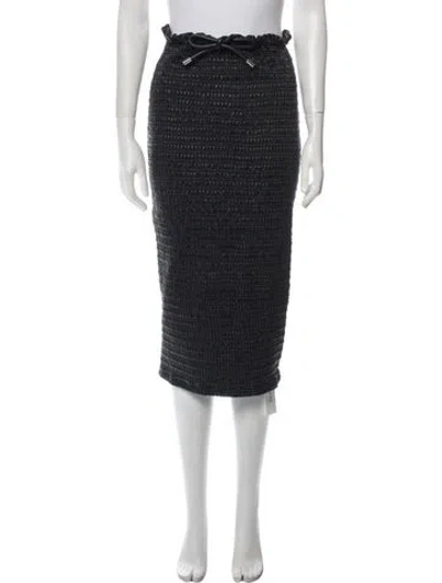 Pre-owned A.l.c Mock Neck Long Dress W/ Tags In Black