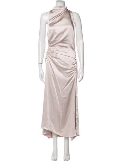 Pre-owned A.l.c Mock Neck Long Dress W/ Tags In Pink