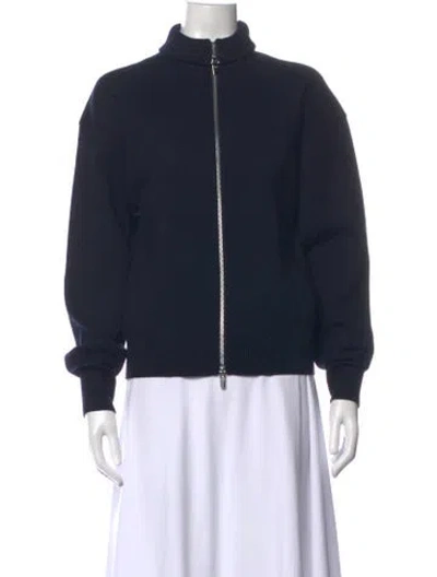Pre-owned A.l.c Mock Neck Long Sleeve Sweatshirt W/ Tags In Black