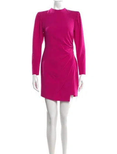 Pre-owned A.l.c Mock Neck Mini Dress In Purple