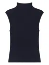 A.l.c A. L.c. Jada Mock Neck Top In Blue